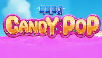Interface vibrante e colorida do slot Candy Pop com símbolos de doces e interface de jogo intuitiva.
